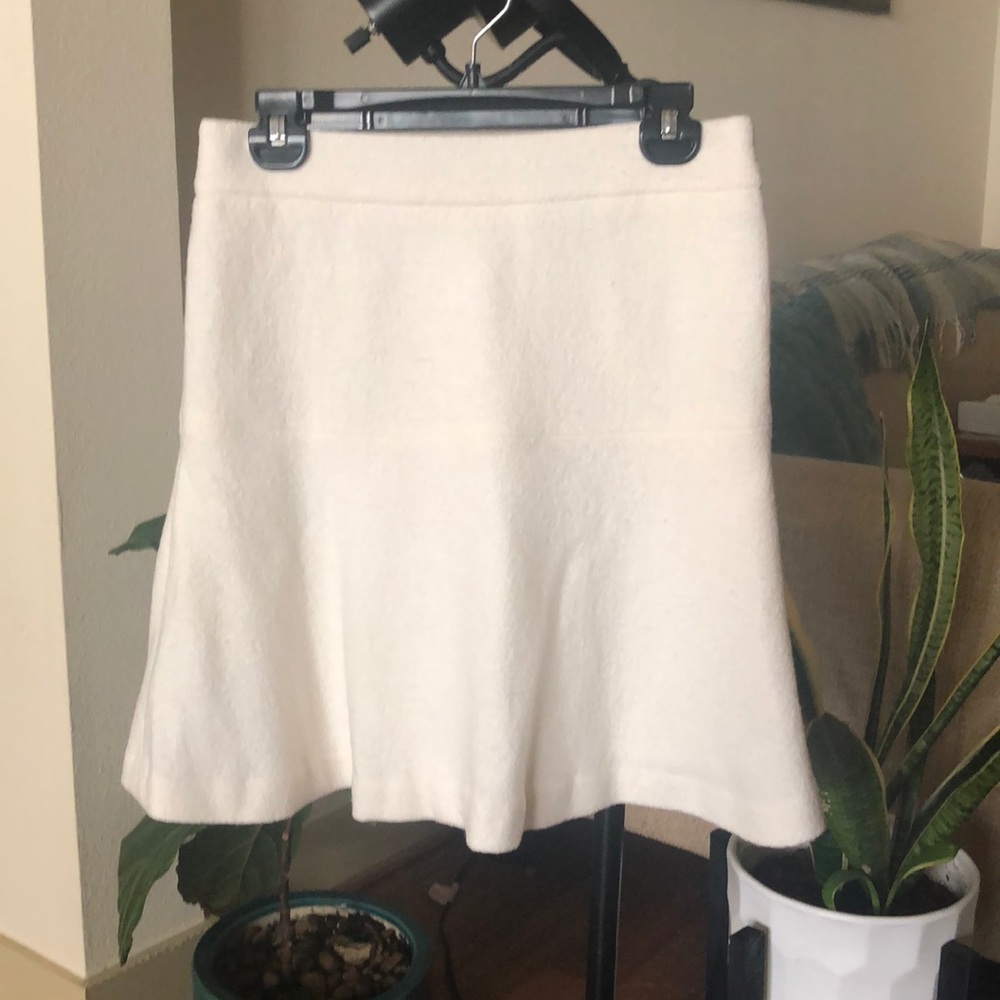 Ann Taylor White Skirt
